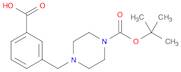 1-Piperazinecarboxylicacid, 4-[(3-carboxyphenyl)methyl]-, 1-(1,1-dimethylethyl) ester