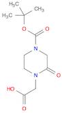 1-Piperazineaceticacid, 4-[(1,1-dimethylethoxy)carbonyl]-2-oxo-