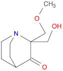 2-(Hydroxymethyl)-2-(methoxymethyl)-1-azabicyclo[2.2.2]octan-3-one