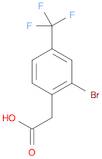 2-Bromo-4-(trifluormethyl)phenylacetic acid