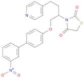 3-[1-[[(3'-Nitro[1,1'-biphenyl]-4-yl)oxy]methyl]-3-(4-pyridinyl)propyl]-2,4-thiazolidinedione
