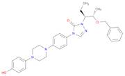 2-[(1S,2S)-1-Ethyl-2-benzyloxypropyl]-2,4-dihydro-4-[4-[4-(4-hydroxyphenyl)-1-piperazinyl]phenyl]-3H-1,2,4-triazol-3-one