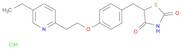 5-[4-[2-(5-Ethyl-2-pyridyl)ethoxy]benzyl]thiazolidine-2,4-dione hydrochloride