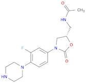 N-[[(5S)-3-[3-Fluoro-4-(1-piperazinyl)phenyl]-2-oxo-5-oxazolidinyl]methyl]acetamide