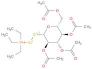 (1-Thio-beta-D-glucopyranosato)(triethylphosphine)gold 2,3,4,6-tetraacetate