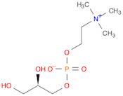 Ethanaminium,2-[[[(2R)-2,3-dihydroxypropoxy]hydroxyphosphinyl]oxy]-N,N,N-trimethyl-, innersalt