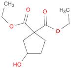 1,1-Cyclopentanedicarboxylicacid, 3-hydroxy-, 1,1-diethyl ester