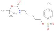 Carbamic acid,[5-[[(4-methylphenyl)sulfonyl]oxy]pentyl]-, 1,1-dimethylethyl ester (9CI)