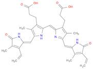 3,18-Diethenyl-1,19,22,24-tetrahydro-2,7,13,17-tetramethyl-1,19-dioxo-21H-biline-8,12-dipropanoic acid