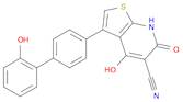 4-Hydroxy-3-(2'-hydroxy-1,1'-biphenyl-4-yl)-6-oxo-6,7-dihydrothieno[2,3-b]pyridine-5-carbonitrile