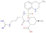 (2R,4R)-1-((2S)-5-Guanidino-2-(3-methyl-1,2,3,4-tetrahydroquinoline-8-sulfonamido)pentanoyl)-4-met…