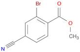 Benzoic acid, 2-bromo-4-cyano-, methyl ester