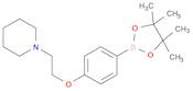 1-(2-(4-(4,4,5,5-Tetramethyl-1,3,2-dioxaborolan-2-yl)phenoxy)ethyl)piperidine