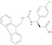 (R)-3-((((9H-Fluoren-9-yl)methoxy)carbonyl)amino)-3-(4-chlorophenyl)propanoic acid