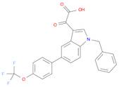 1H-Indole-3-aceticacid, a-oxo-1-(phenylmethyl)-5-[4-(trifluoromethoxy)phenyl]-
