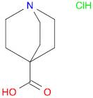 1-Azabicyclo[2.2.2]octane-4-carboxylic acid, hydrochloride (1:1)