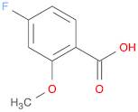 4-Fluoro-2-Methoxybenzoic Acid