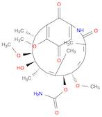 [8S-(4E,6Z,8R*,9R*,10E,12R*,13S*,14R*,16S*)]-9-[(Aminocarbonyl)oxy]-13-hydroxy-8,14,19-trimethoxy-4,10,12,16-tetramethyl-2-azabicyclo[16.3.1]docosa-4,6,10,18,21-pentaene-3,20,22-trione