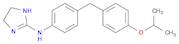 N-[4-[(4-propan-2-yloxyphenyl)methyl]phenyl]-4,5-dihydro-1H-imidazol-2-amine