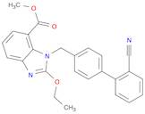 1-[(2’-Cyano-1,1’-biphenyl-4-yl)methyl]-2-ethoxy-7-benzimidazolecarboxylic Acid Methyl Ester