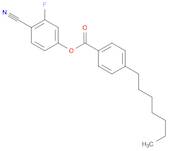 Benzoic acid, 4-heptyl-, 4-cyano-3-fluorophenyl ester