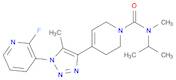 4-[1-(2-fluoropyridin-3-yl)-5-methyltriazol-4-yl]-N-methyl-N-propan-2-yl-3,6-dihydro-2H-pyridine-1-carboxamide