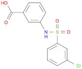 3-{[(3-Chlorophenyl)sulfonyl]amino}benzoic acid
