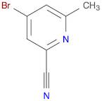 4-Bromo-2-cyano-6-methylpyridine