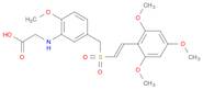 N-[2-Methoxy-5-[[[(1E)-2-(2,4,6-trimethoxyphenyl)ethenyl]sulfonyl]methyl]phenyl]glycine