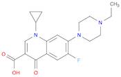 1-Cyclopropyl-7-(4-ethyl-1-piperazinyl)-6-fluoro-1,4-dihydro-4-oxo-3-quinolinecarboxylic acid