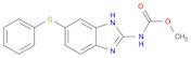 Carbamic acid, N-[6-(phenylthio)-1H-benzimidazol-2-yl]-, methyl ester