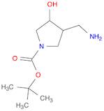 tert-Butyl 3-(aminomethyl)-4-hydroxy-1-pyrrolidinecarboxylate
