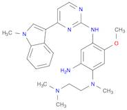 N1-[2-(Dimethylamino)ethyl]-5-methoxy-N1-methyl-N4-[4-(1-methyl-1H-indol-3-yl)-2-pyrimidinyl]-1,2,4-benzenetriamine