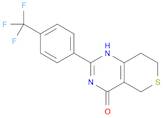 3,5,7,8-Tetrahydro-2-[4-(trifluoromethyl)phenyl]-4H-thiopyrano[4,3-d]pyrimidin-4-one