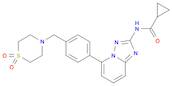 N-[5-[4-[(1,1-Dioxido-4-thiomorpholinyl)methyl]phenyl][1,2,4]triazolo[1,5-a]pyridin-2-yl]cyclopropanecarboxamide