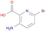 3-Amino-6-bromopyridine-2-carboxylic acid