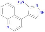 4-(4-Quinolinyl)-1H-pyrazol-3-amine