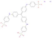 Benzenesulfonic acid,[[4-[bis[4-[(sulfophenyl)amino]phenyl]methylene]-2,5-cyclohexadien-1-ylidene]amino]-,sodium salt (1:2)