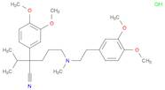 5-[(3,4-Dimethoxyphenethyl)methylamino]-2-(3,4-dimethoxy phenyl)-2-isopropylvaleronitrile hydrochl…