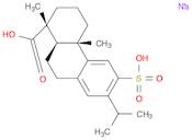 1-Phenanthrenecarboxylic acid, 1,2,3,4,4a,9,10,10a-octahydro-1,4a-dimethyl-7-(1-methylethyl)-6-sulfo-,sodium salt (1:1),(1R,4aS,10aR)-