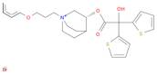 (3R)-(2-Hydroxy-2,2-dithien-2-ylacetoxy)-1-(3-phenoxypropyl)-1-azoniabicyclo[2.2.2]octane bromide