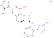 5-Thia-1-azabicyclo[4.2.0]oct-2-ene-2-carboxylicacid,7-[[(2Z)-(2-amino-4-thiazolyl)(methoxyimino)acetyl]amino]-3-[[(1-methyl-1H-tetrazol-5-yl)thio]methyl]-8-oxo-,hydrochloride(2:1),(6R,7R)-