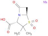 4-Thia-1-azabicyclo[3.2.0]heptane-2-carboxylicacid, 3,3-dimethyl-7-oxo-, 4,4-dioxide, sodium salt, (2S,5R)- (9CI)