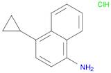 4-Cyclopropyl-1-naphthalenamine hydrochloride