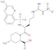 (2R,4R)-1-[(2S)-5-[[Imino(nitroamino)methyl]amino]-2-[[(3-methyl-8-quinolinyl)sulfonyl]amino]-1-oxopentyl]-4-methyl-2-piperidinecarboxylic acid