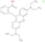 Xanthylium, 9-(2-carboxyphenyl)-3,6-bis(diethylamino)-, chloride (1:1)