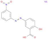Sodium 2-hydroxy-5-((3-nitrophenyl)diazenyl)benzoate