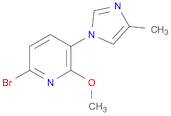 6-Bromo-2-methoxy-3-(4-methyl-1H-imidazol-1-yl)pyridine