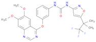 Urea, N-[3-[(6,7-dimethoxy-4-quinazolinyl)oxy]phenyl]-N-[5-(2,2,2-trifluoro-1,1-dimethylethyl)-3-isoxazolyl]-