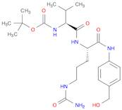 N-[(1,1-Dimethylethoxy)carbonyl]-L-valyl-N5-(aminocarbonyl)-N-[4-(hydroxymethyl)phenyl]-L-ornithinamide
